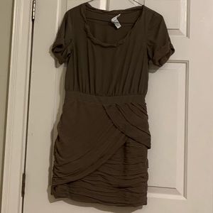 Short Taupe cocktail dress
